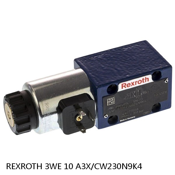 REXROTH 3WE 10 A3X/CW230N9K4 R900915675 Directional spool valves