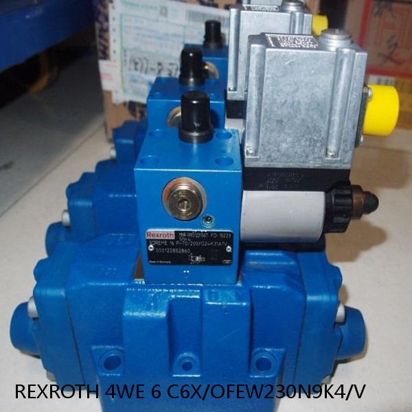 REXROTH 4WE 6 C6X/OFEW230N9K4/V R900707158 Directional spool valves