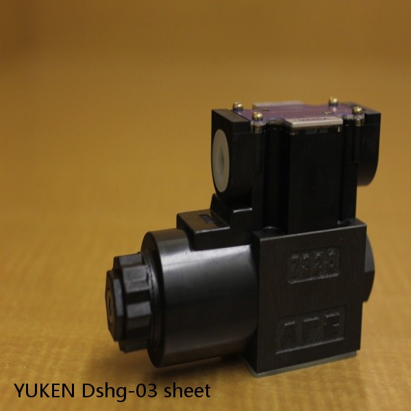 YUKEN Dshg-03 sheet Solenoid Directional Valve