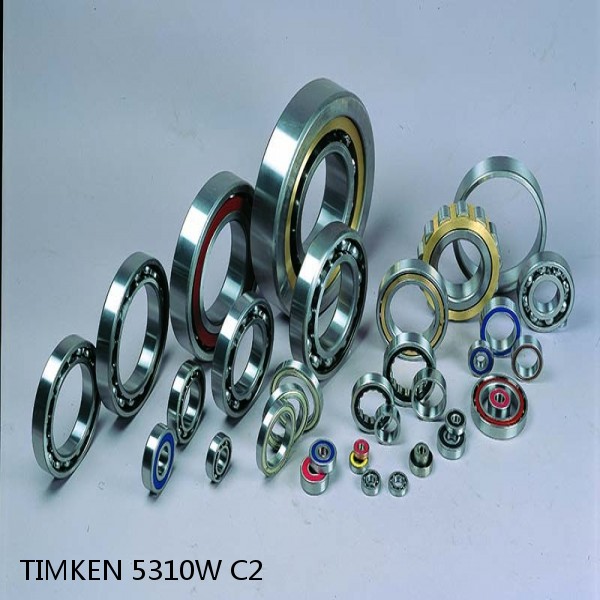 1.969 Inch | 50 Millimeter x 4.331 Inch | 110 Millimeter x 1.748 Inch | 44.4 Millimeter  TIMKEN 5310W C2  Angular Contact Ball Bearings