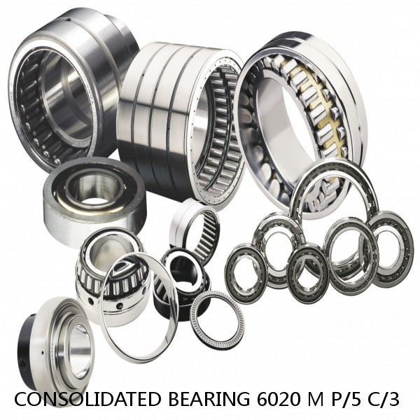 CONSOLIDATED BEARING 6020 M P/5 C/3  Single Row Ball Bearings