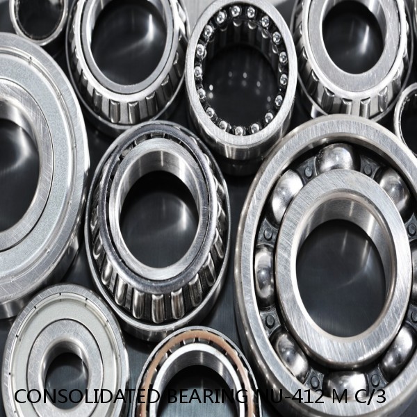 2.362 Inch | 60 Millimeter x 5.906 Inch | 150 Millimeter x 1.378 Inch | 35 Millimeter  CONSOLIDATED BEARING NU-412 M C/3  Cylindrical Roller Bearings