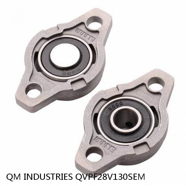 5.118 Inch | 130 Millimeter x 5.82 Inch | 147.828 Millimeter x 5.5 Inch | 139.7 Millimeter  QM INDUSTRIES QVPF28V130SEM  Pillow Block Bearings