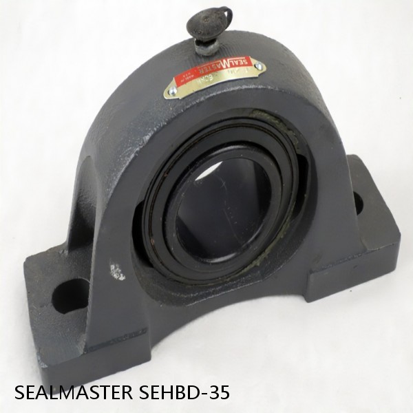 2.188 Inch | 55.575 Millimeter x 3.125 Inch | 79.375 Millimeter x 4 Inch | 101.6 Millimeter  SEALMASTER SEHBD-35  Hanger Unit Bearings