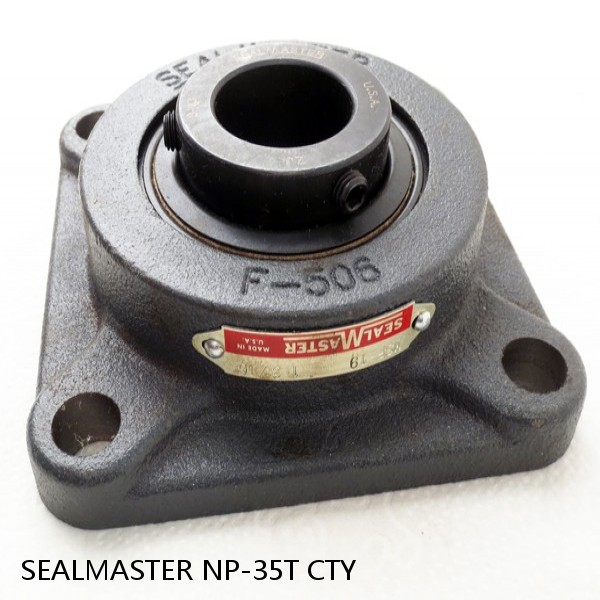 2.188 Inch | 55.575 Millimeter x 2.188 Inch | 55.575 Millimeter x 2.5 Inch | 63.5 Millimeter  SEALMASTER NP-35T CTY  Pillow Block Bearings