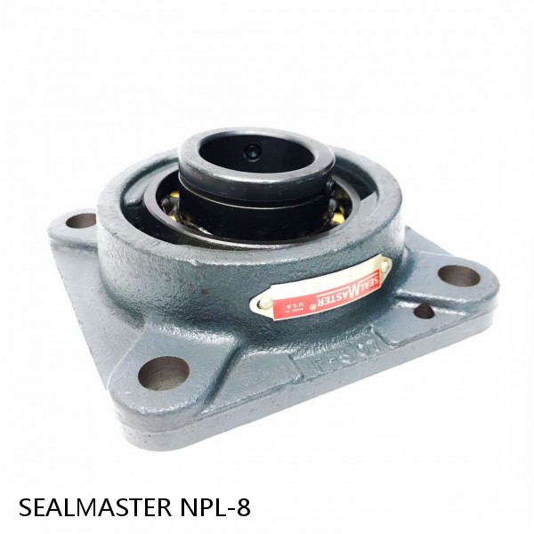 0.5 Inch | 12.7 Millimeter x 1.219 Inch | 30.963 Millimeter x 1.063 Inch | 27 Millimeter  SEALMASTER NPL-8  Pillow Block Bearings