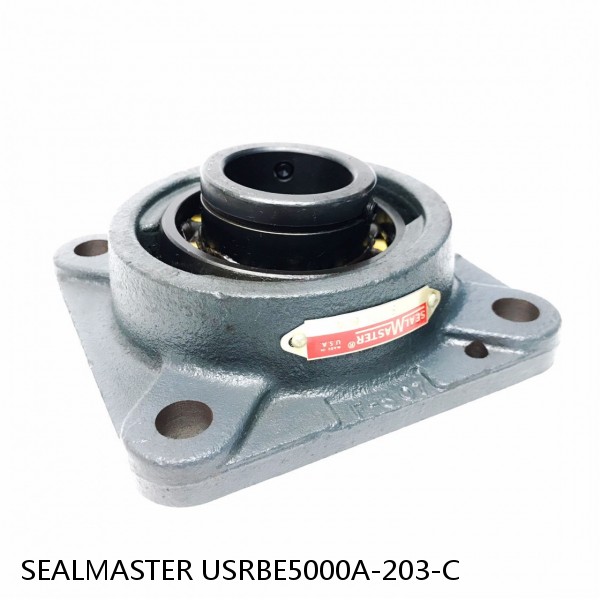 2.188 Inch | 55.575 Millimeter x 3.875 Inch | 98.425 Millimeter x 2.5 Inch | 63.5 Millimeter  SEALMASTER USRBE5000A-203-C  Pillow Block Bearings