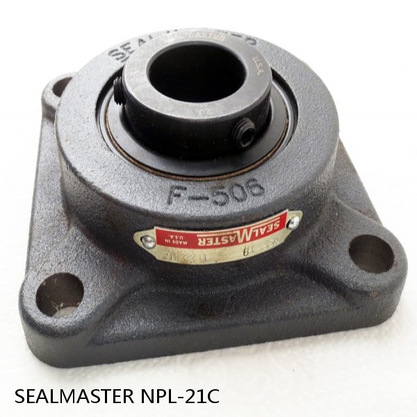 1.313 Inch | 33.35 Millimeter x 1.688 Inch | 42.87 Millimeter x 1.813 Inch | 46.05 Millimeter  SEALMASTER NPL-21C  Pillow Block Bearings